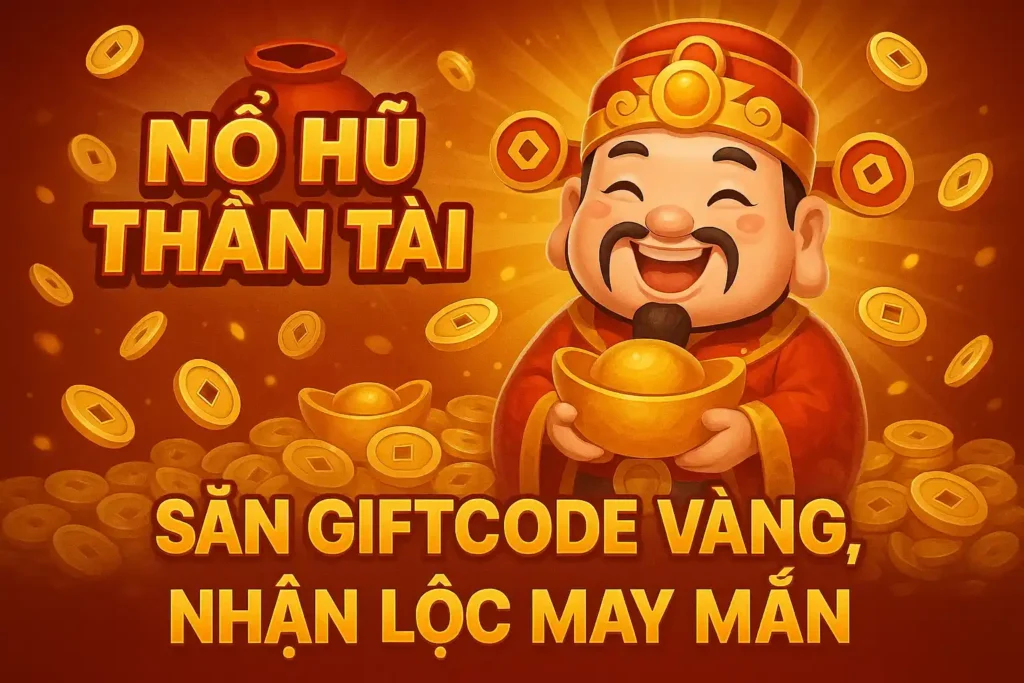 Code Nổ Hũ Thần Tài – Săn Giftcode Vàng, Nhận Lộc May Mắn 1 Code Nổ Hũ Thần Tài