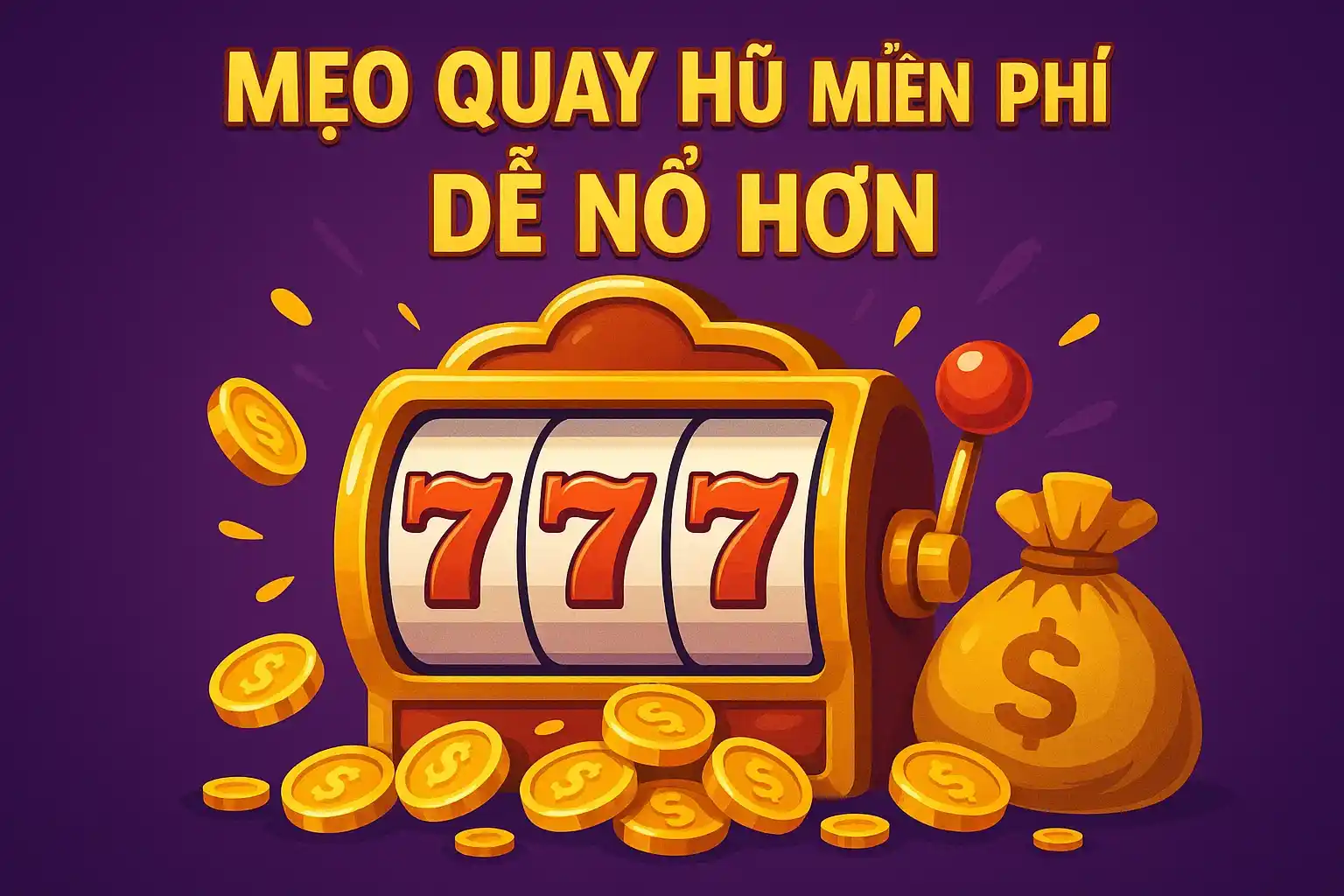 Quay Hũ Miễn Phí – Chơi Free Cực Dễ, Nhận Thưởng Không Cần Nạp 4 Mẹo Quay Hũ Miễn Phí Dễ Nổ Hơn